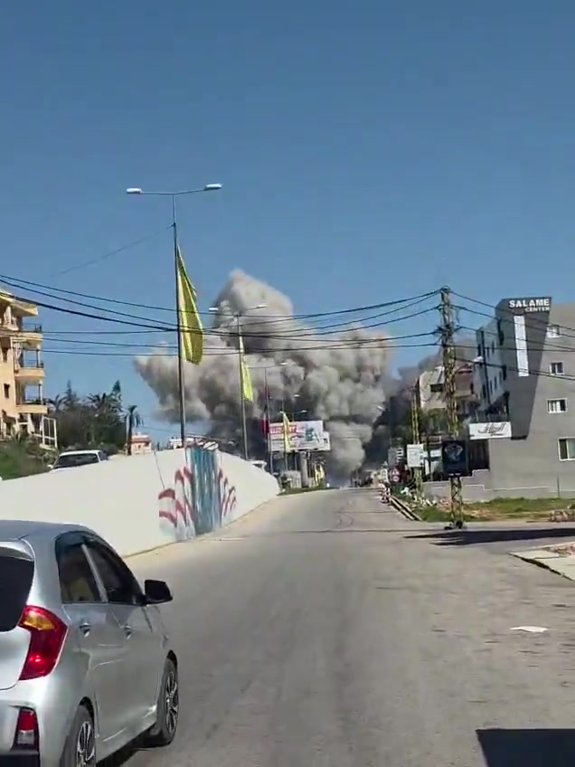 A violent raid on the town of Kafr Ruman in southern Lebanon.