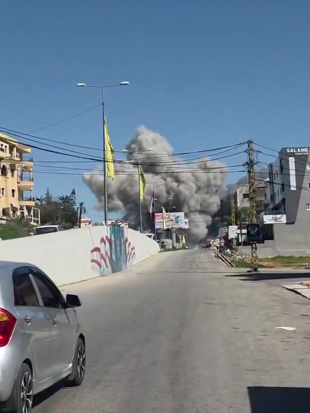 A violent raid on the town of Kafr Ruman in southern Lebanon.