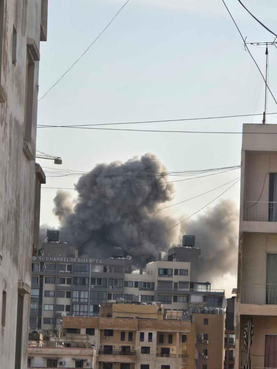 غارة إسرائيلية عنيفة على الضاحية الجنوبية لبيروت