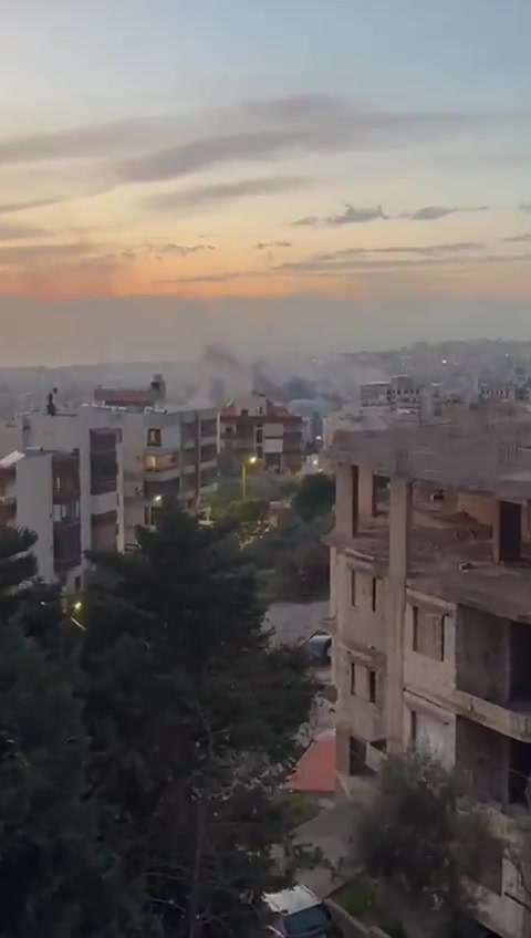 Scenes from the Israeli raid on the suburb