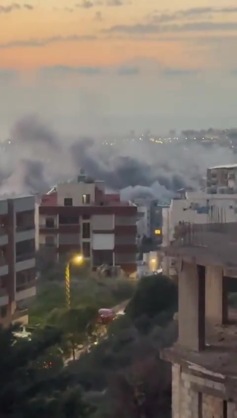 Scenes from the Israeli raid on the suburb