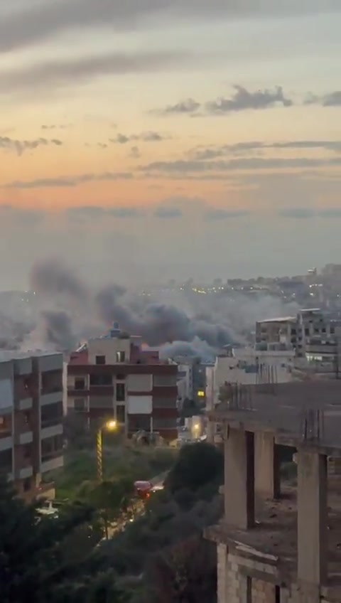 Scenes from the Israeli raid on the suburb