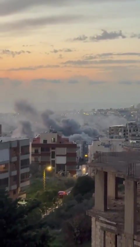 Scenes from the Israeli raid on the suburb