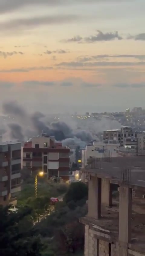 Scenes from the Israeli raid on the suburb