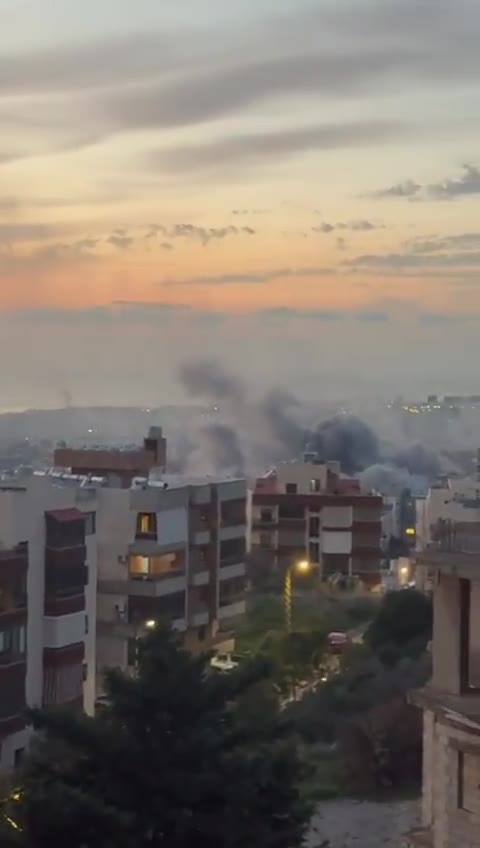 Scenes from the Israeli raid on the suburb