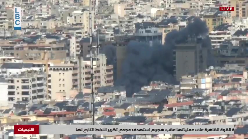 Israeli raid targets Beirut's southern suburb(about 10:10 local time)