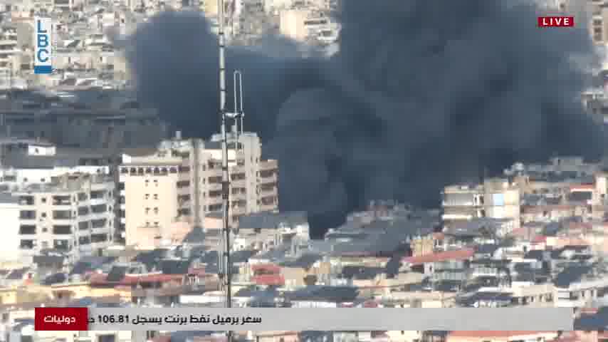 Israeli raid targets Beirut's southern suburb(about 10:10 local time)