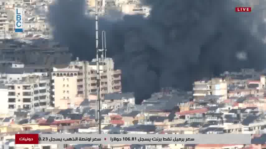 Israeli raid targets Beirut's southern suburb(about 10:10 local time)