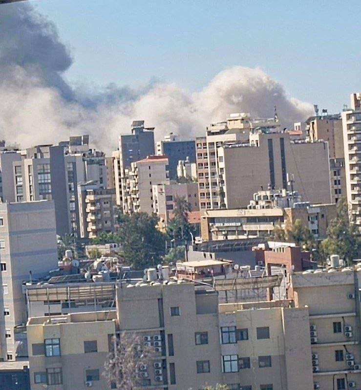 The Israeli military says it has launched a wave of airstrikes targeting Hezbollah sites in Beirut’s Dahieh district