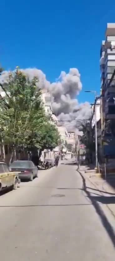 Scenes from the raid on Burj al-Barajneh