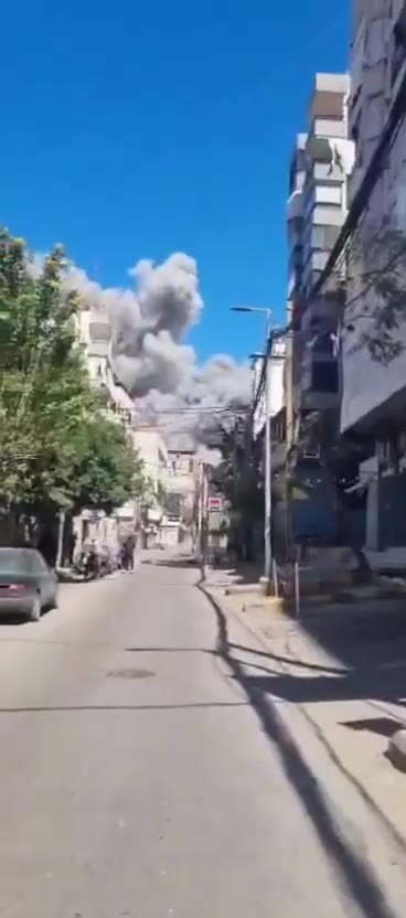 Scenes from the raid on Burj al-Barajneh