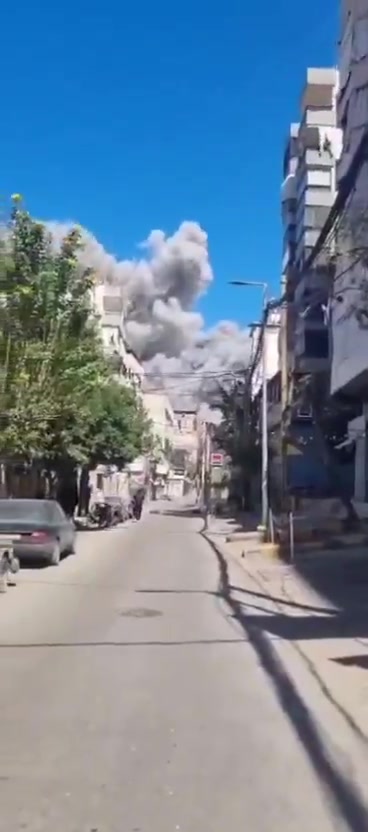 Scenes from the raid on Burj al-Barajneh