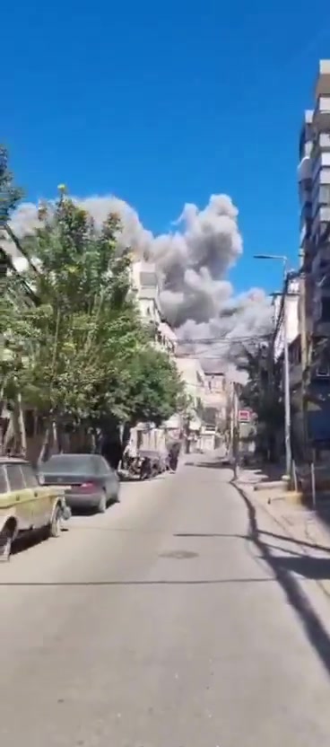 Scenes from the raid on Burj al-Barajneh