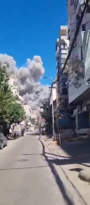 Scenes from the raid on Burj al-Barajneh
