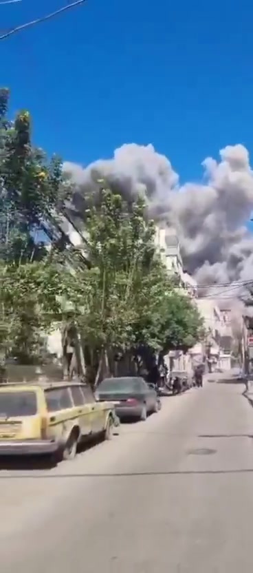 Scenes from the raid on Burj al-Barajneh