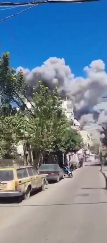 Scenes from the raid on Burj al-Barajneh