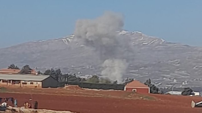 The Bekaa Valley is under bombardment airstrikes hit Tamnin and Shaat after a series of attacks in the region.