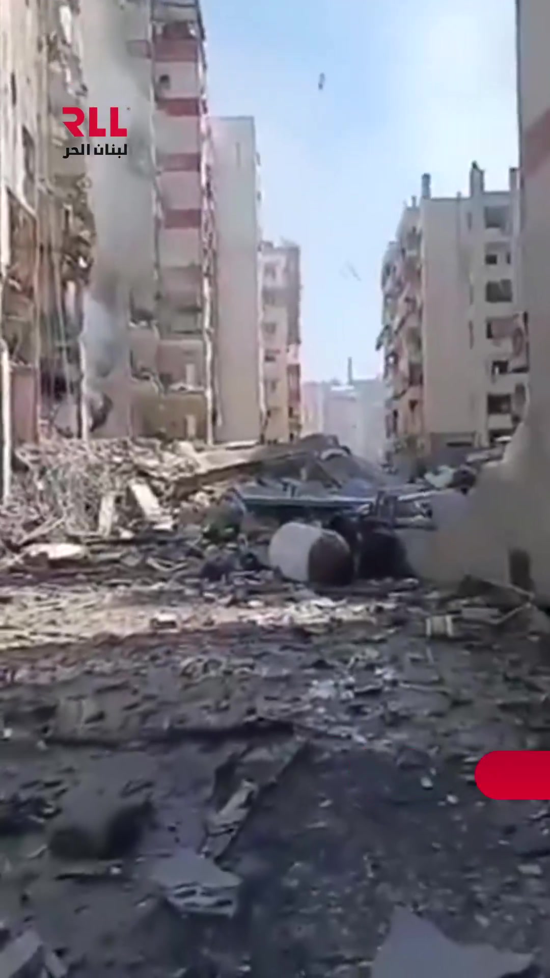 The raid that targeted the Al-Abyad neighborhood - Al-Dahieh, Lebanon