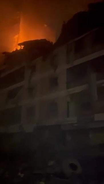 Extensive damage to buildings; as a result of raids on the Maamoura neighborhood in the southern suburbs of Beirut