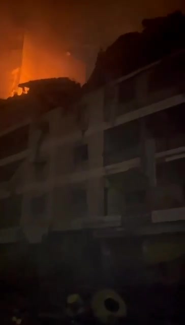 Extensive damage to buildings; as a result of raids on the Maamoura neighborhood in the southern suburbs of Beirut