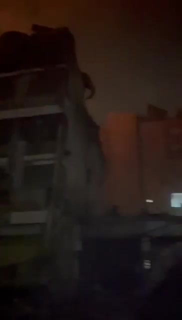 Extensive damage to buildings; as a result of raids on the Maamoura neighborhood in the southern suburbs of Beirut