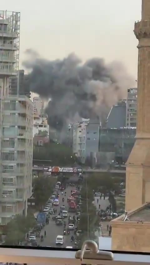 Raid targeted the building in Al-Bashoura