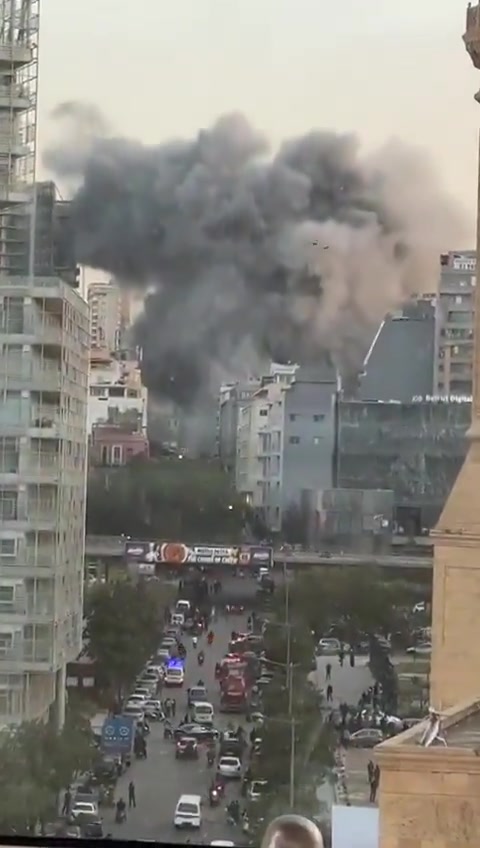 Raid targeted the building in Al-Bashoura