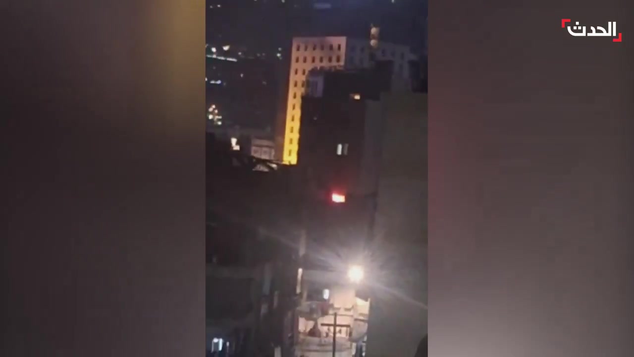 Footage circulating online shows an Israeli drone targeting the Nabaa area north of Beirut