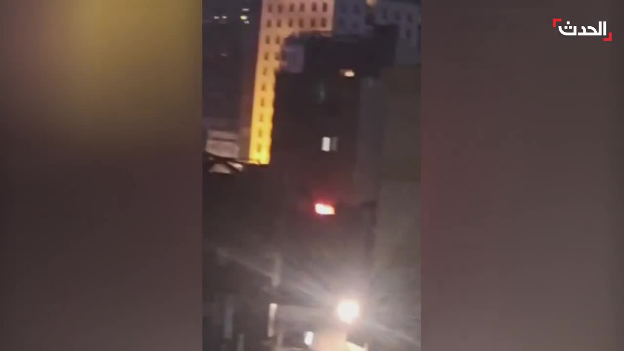 Footage circulating online shows an Israeli drone targeting the Nabaa area north of Beirut