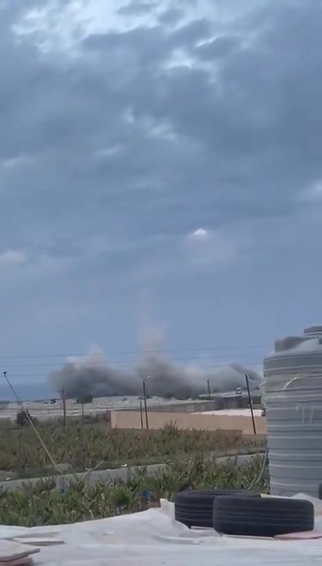 Israeli raid targeted the town of Qasmiya