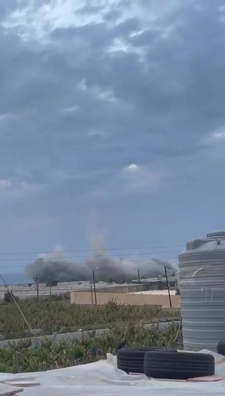 Israeli raid targeted the town of Qasmiya