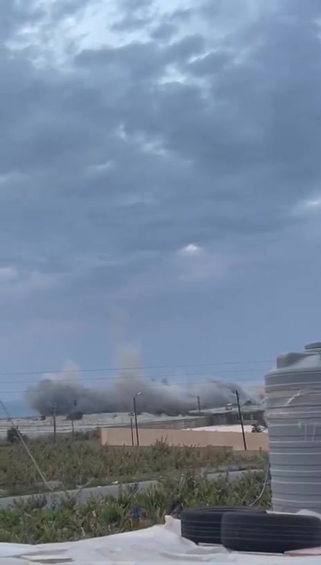 Israeli raid targeted the town of Qasmiya