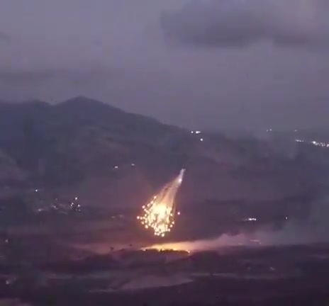 Video footage shows the aftermath of the phosphorus bombing that targeted Khiam in southern Lebanon.