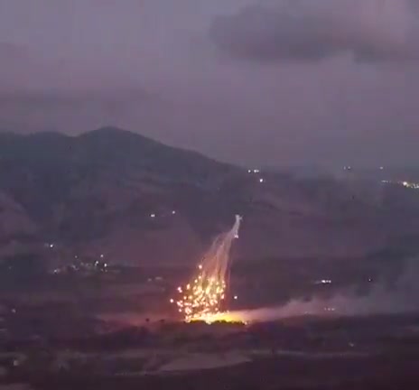 Video footage shows the aftermath of the phosphorus bombing that targeted Khiam in southern Lebanon.
