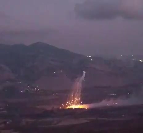Video footage shows the aftermath of the phosphorus bombing that targeted Khiam in southern Lebanon.