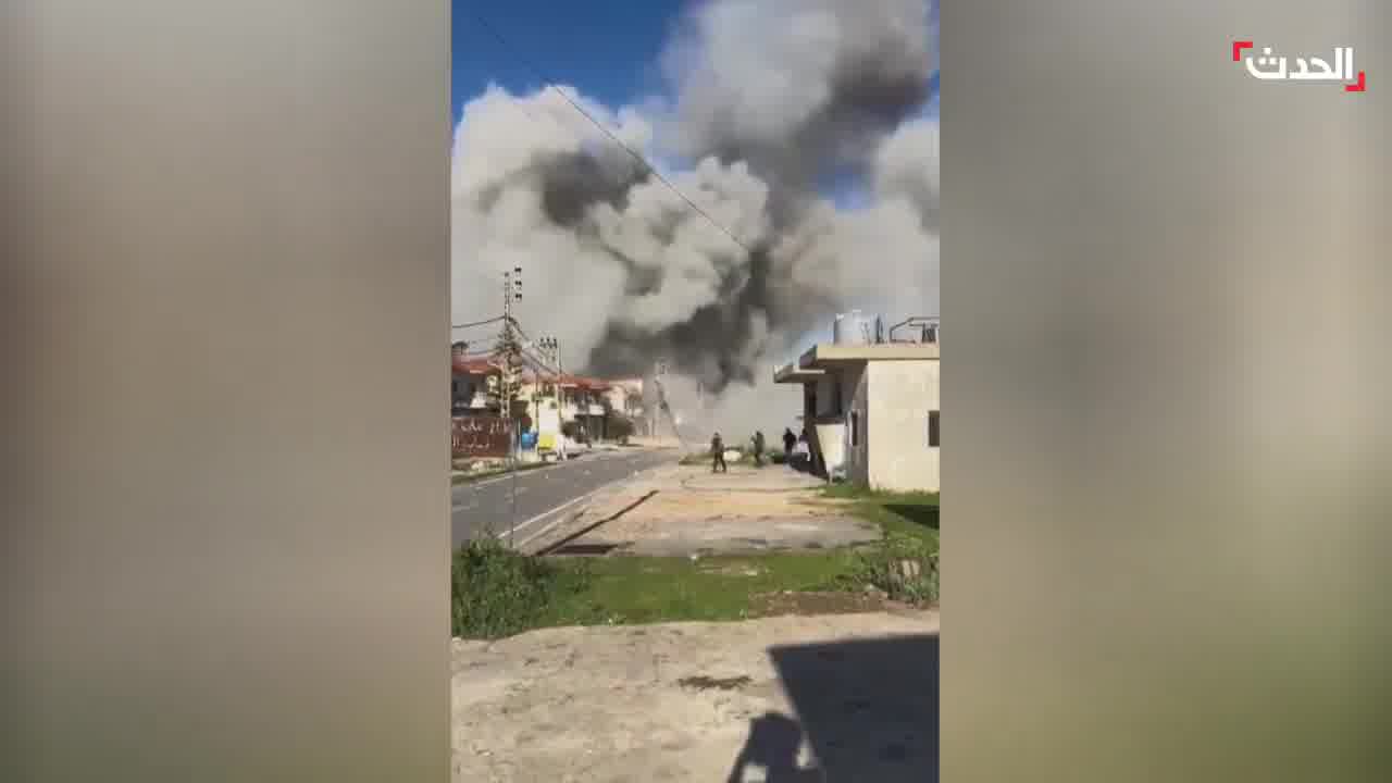 Violent Israeli raid on the town of Arab al-Jal in southern Lebanon 