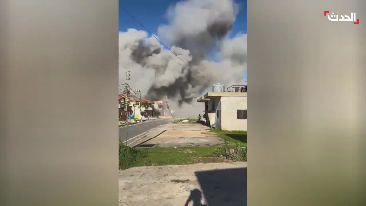 Violent Israeli raid on the town of Arab al-Jal in southern Lebanon 