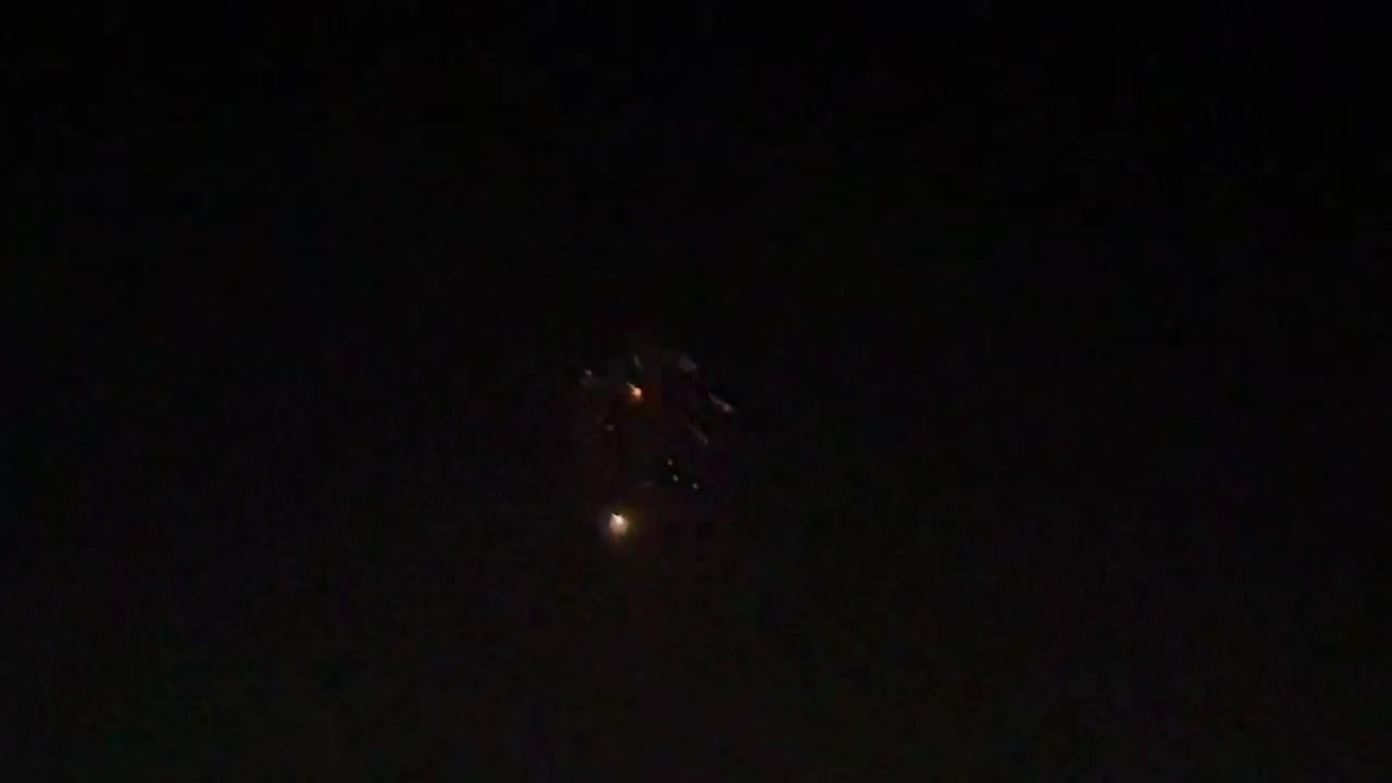 Rockets launched towards northern Israel as seen from south Lebanon