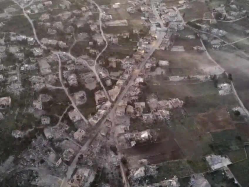 Documentation: Battalion 46 carries out a demolition operation targeting buildings in the town of Aita al-Shaab in southern Lebanon.