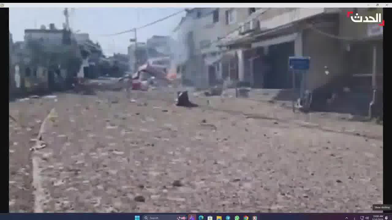 Following an immediate evacuation warning, footage emerges of the Israeli airstrike targeting the town of Deir Qanoun al-Nahr in southern Lebanon.