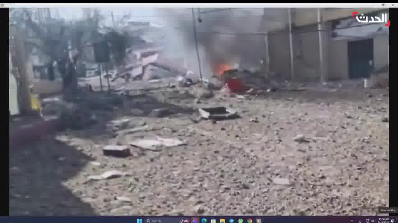 Following an immediate evacuation warning, footage emerges of the Israeli airstrike targeting the town of Deir Qanoun al-Nahr in southern Lebanon.