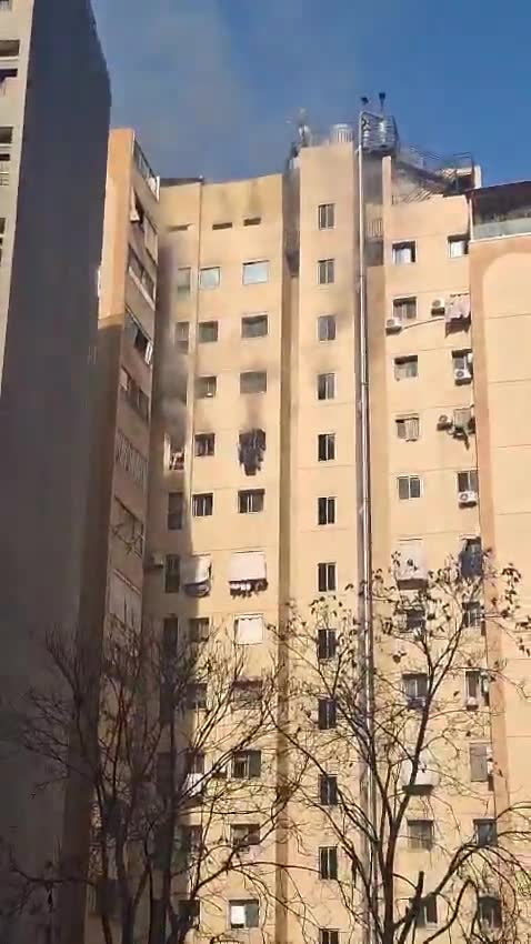 Video: The targeted apartment building in Al-Balat Alley