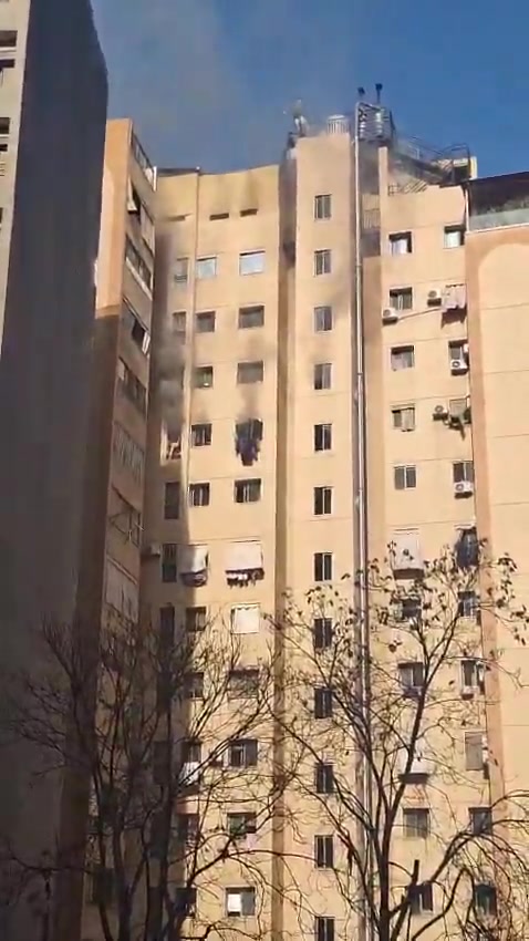 Video: The targeted apartment building in Al-Balat Alley