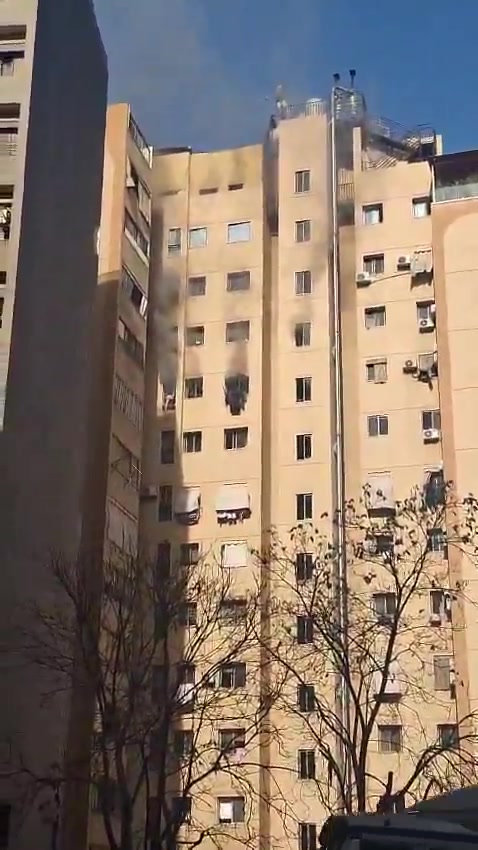 Video: The targeted apartment building in Al-Balat Alley