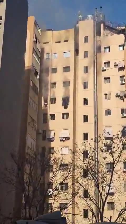 Video: The targeted apartment building in Al-Balat Alley