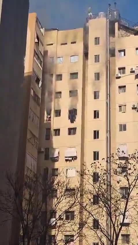 Video: The targeted apartment building in Al-Balat Alley