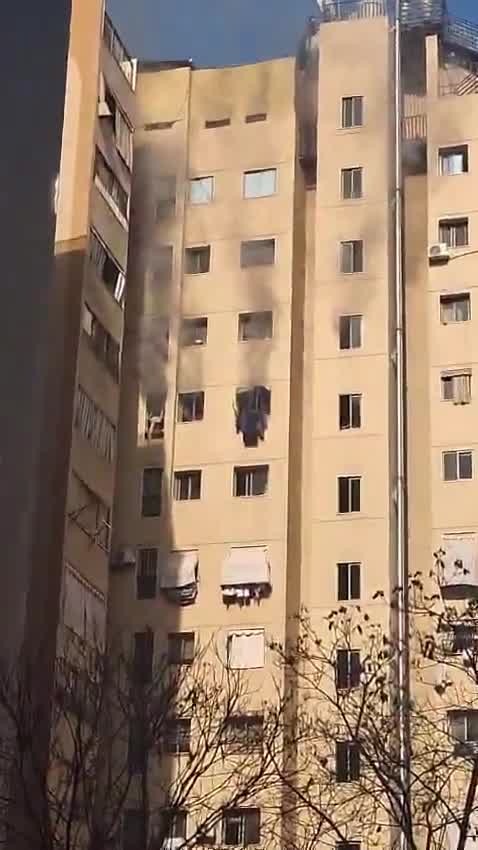 Video: The targeted apartment building in Al-Balat Alley