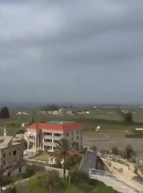 The moment the Qasmiya bridge in southern Lebanon was targeted