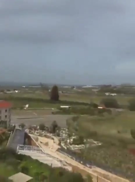 The moment the Qasmiya bridge in southern Lebanon was targeted