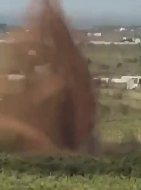 The moment the Qasmiya bridge in southern Lebanon was targeted